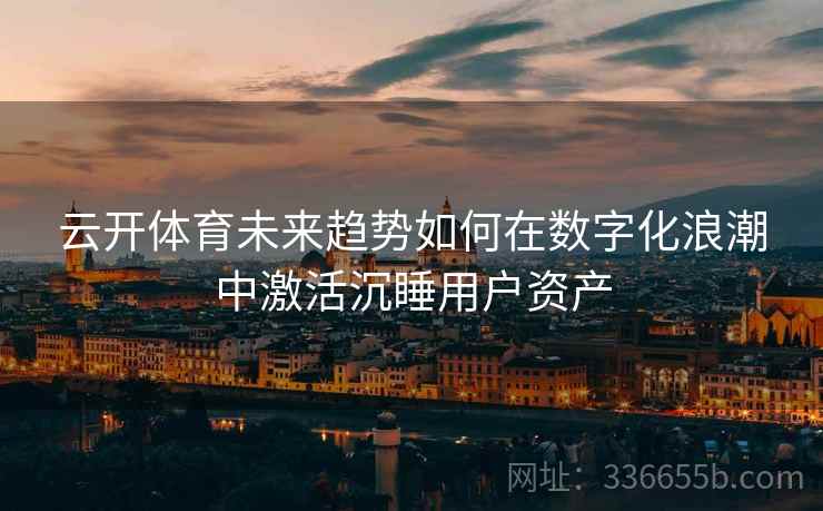 云开体育未来趋势如何在数字化浪潮中激活沉睡用户资产