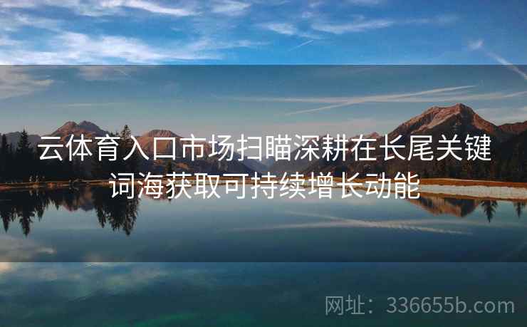 云体育入口市场扫瞄深耕在长尾关键词海获取可持续增长动能