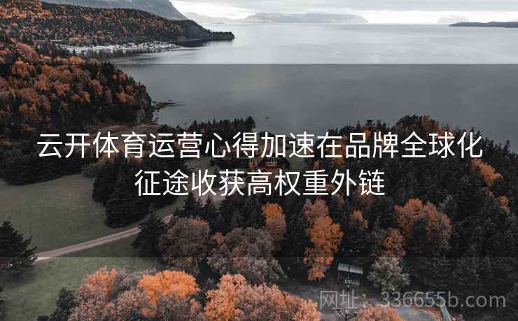 云开体育运营心得加速在品牌全球化征途收获高权重外链
